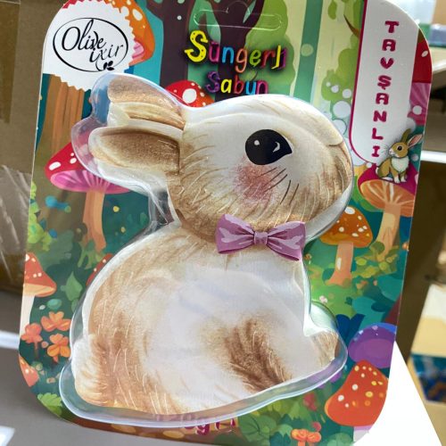 дитяче мило губка зайчик